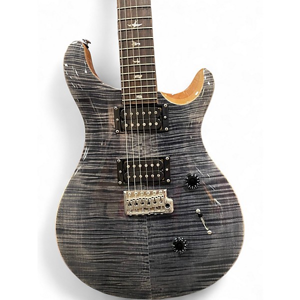 Used PRS SE Custom 24 Charcoal Solid Body Electric Guitar