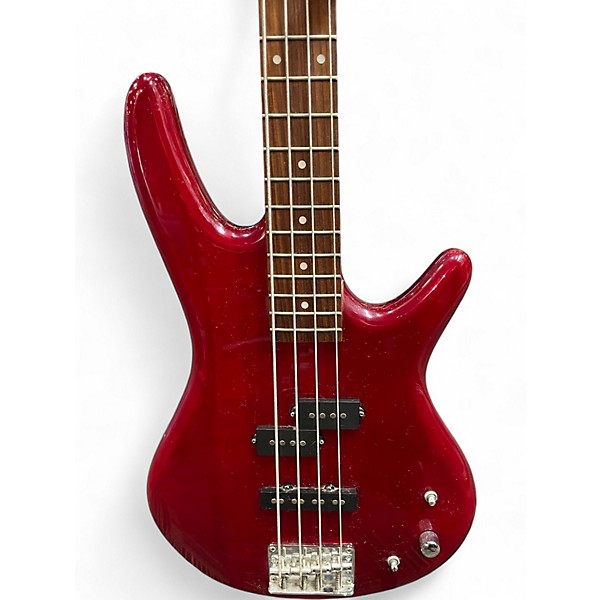 Used Ibanez GSR200 Red Electric Bass Guitar
