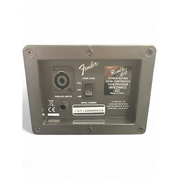 Used Fender Rumble 210 Bass Cabinet