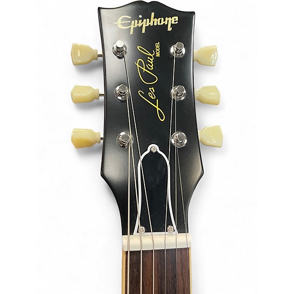 Used Epiphone 1959 Reissue Les Paul Standard Inspired by Gibson Custom Sunburst Solid Body Electric Guitar
