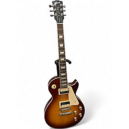 Used 2022 Gibson Les Paul Traditional Pro V Satin Top Iced Tea Solid Body Electric Guitar