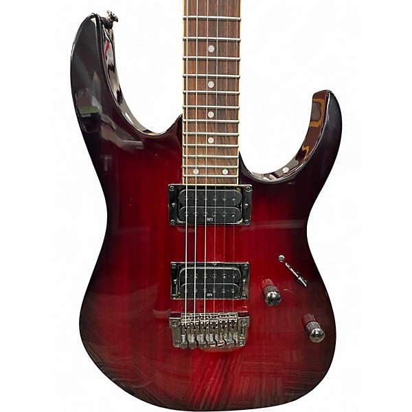 Used Ibanez RG321MH Blackberry Solid Body Electric Guitar