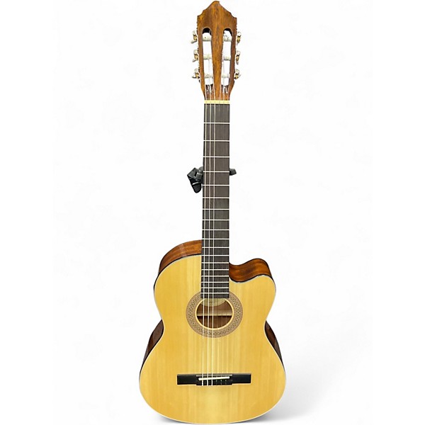 Used Lucero LC100CE Natural Classical Acoustic Electric Guitar