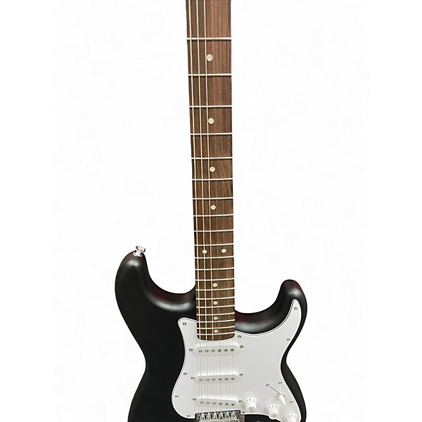 Used Squier SONIC STRATOCASTER Black Solid Body Electric Guitar
