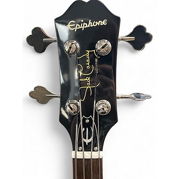 Used Epiphone Jack Casady Signature Candy Apple Red Electric Bass Guitar