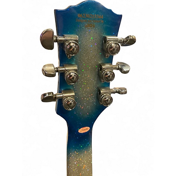 Used Firefly ace frehley MODEL BLUE SILVER SPARKLE BURST Solid Body Electric Guitar