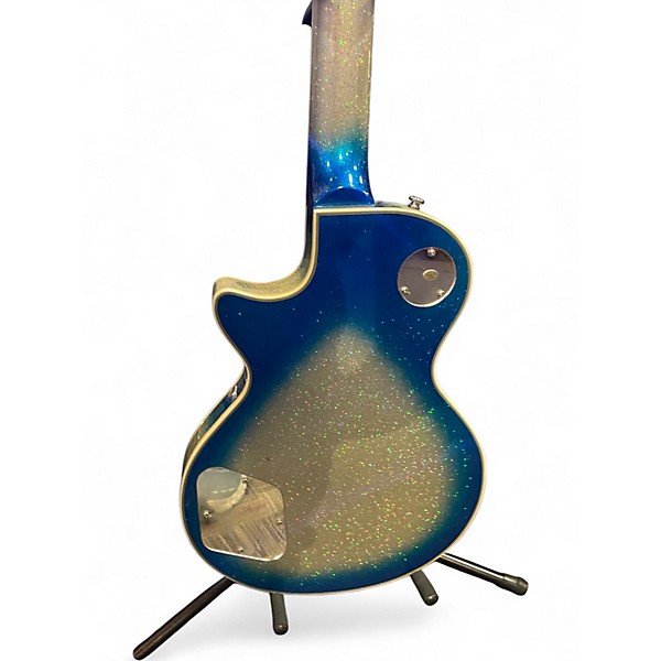 Used Firefly ace frehley MODEL BLUE SILVER SPARKLE BURST Solid Body Electric Guitar