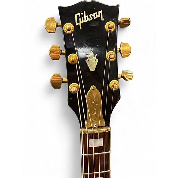 Vintage 1970s Gibson 1970s SJ Deluxe Natural Acoustic Guitar