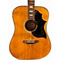 Vintage 1970s Gibson 1970s SJ Deluxe Natural Acoustic Guitar