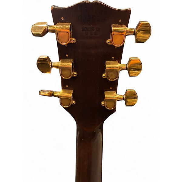 Vintage 1970s Gibson 1970s SJ Deluxe Natural Acoustic Guitar