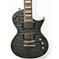 Used ESP LTD EC401QM Trans Black Solid Body Electric Guitar