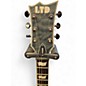 Used ESP LTD EC401QM Trans Black Solid Body Electric Guitar