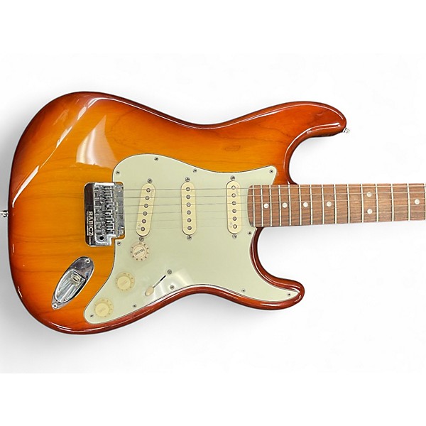 Used Fender AMERICAN DELUX STRATOCASTER Sienna Sunburst Solid Body Electric Guitar