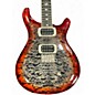 Used PRS SE CUSTOM 24-08 QUILT CHARCOAL CHERRY BURST Solid Body Electric Guitar