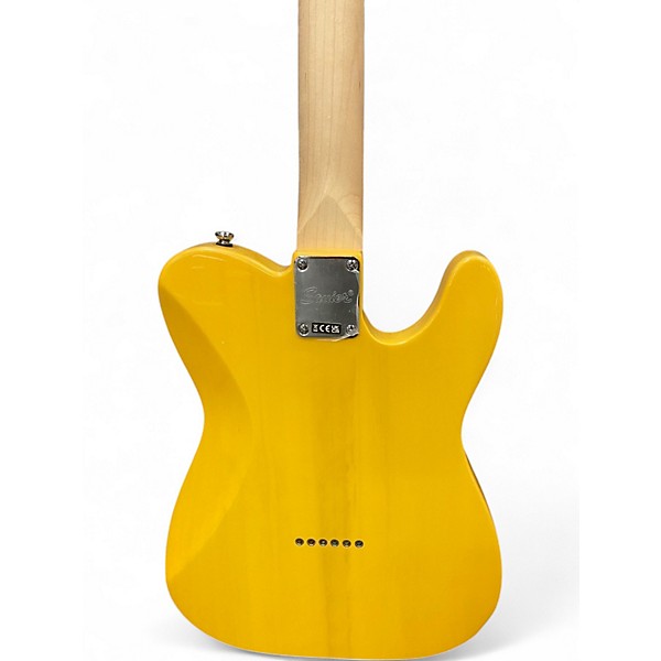 Used Squier Affinity Telecaster Left Handed Butterscotch Blonde Electric Guitar