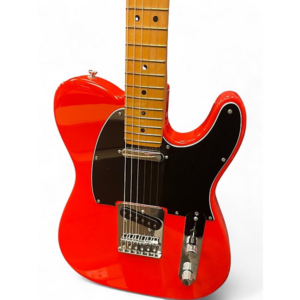Used Fender Player II Telecaster coral red Solid Body Electric Guitar