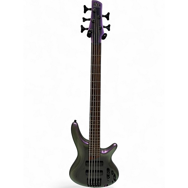 Used Ibanez SR505E AURORA BURST Electric Bass Guitar