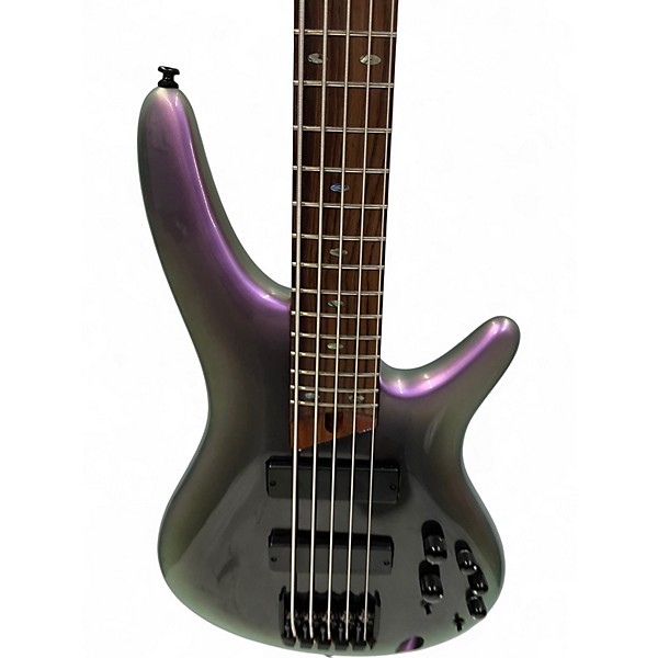 Used Ibanez SR505E AURORA BURST Electric Bass Guitar