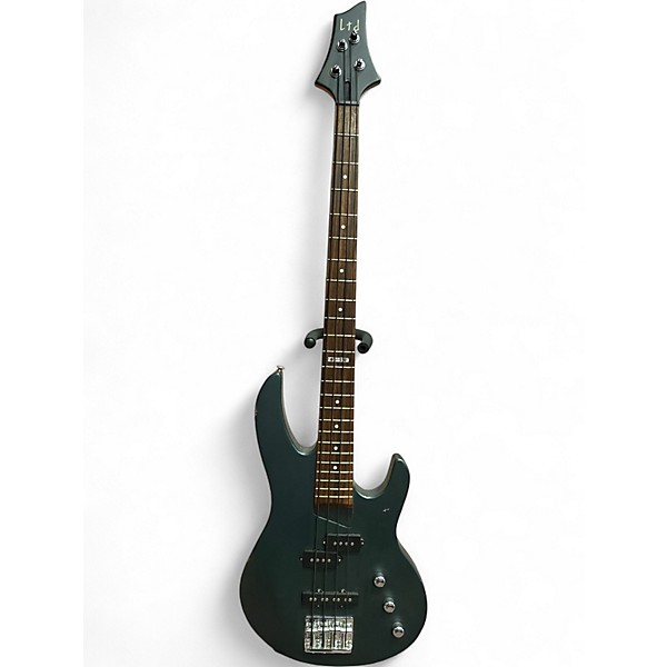 Used ESP LTD B50 Pewter Electric Bass Guitar