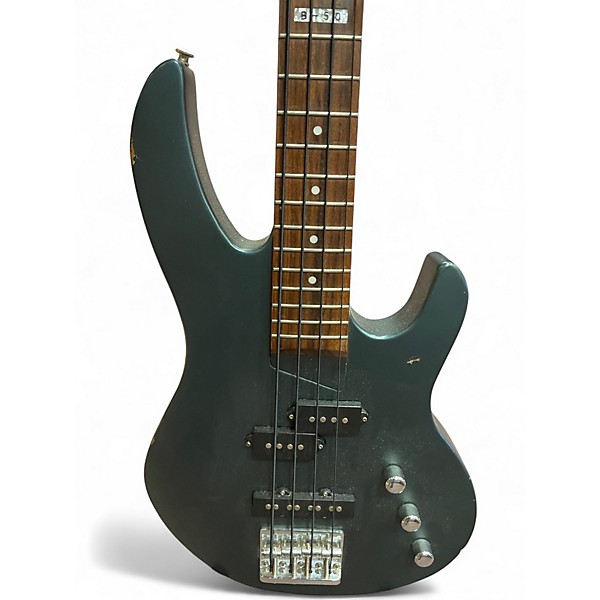 Used ESP LTD B50 Pewter Electric Bass Guitar