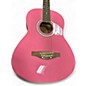 Used Daisy Rock Debutante Butterfly Short Scale Pink Electric Guitar