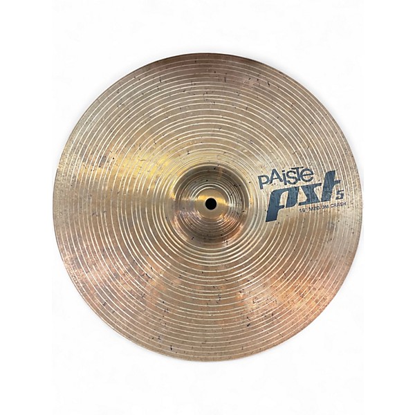 Used Paiste 16in PST5 MEDIUM CRASH Cymbal