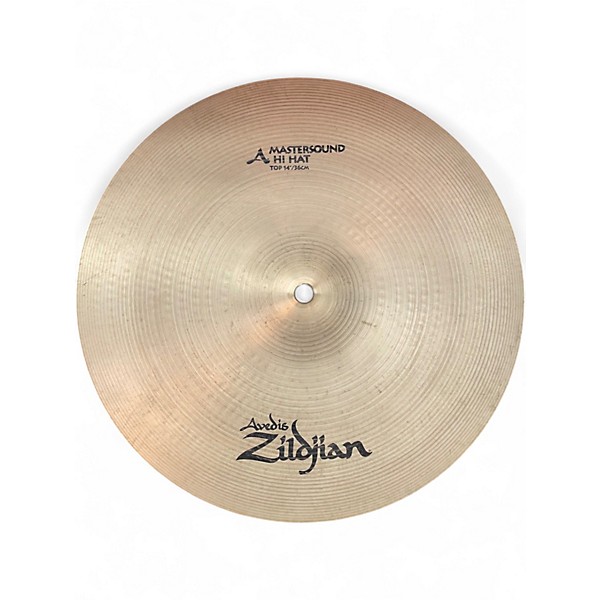 Used Zildjian 14in avedis master sound hi hat Cymbal