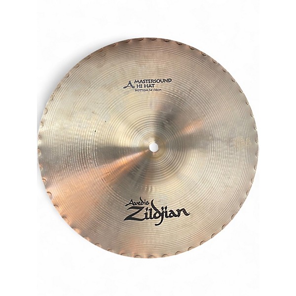 Used Zildjian 14in avedis master sound hi hat Cymbal