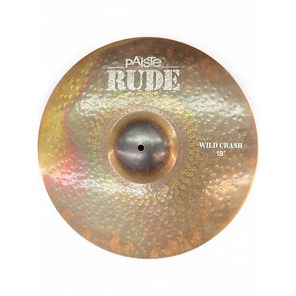 Used Paiste 18in Rude Wild Crash Cymbal