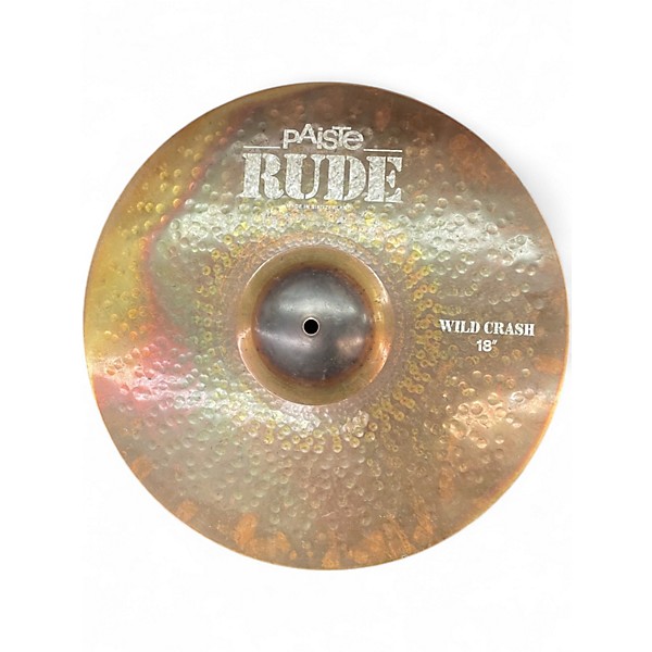 Used Paiste 18in Rude Wild Crash Cymbal