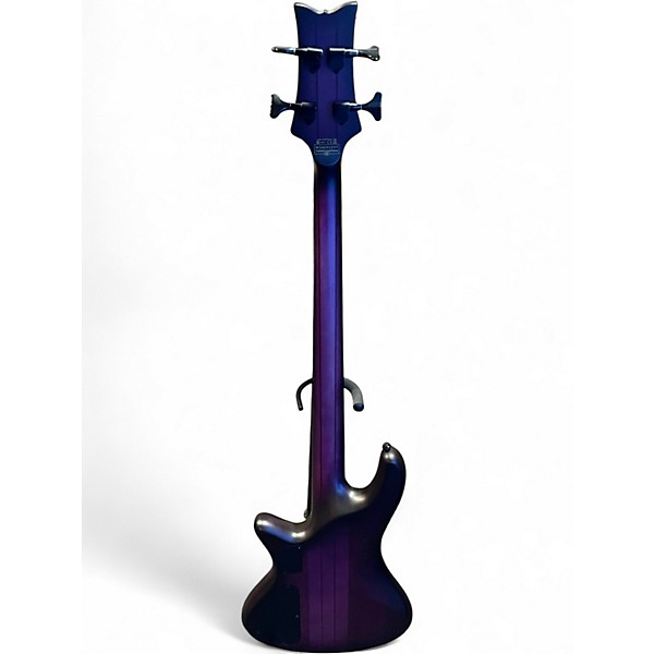 Used Schecter Guitar Research STUDIO 4 Trans Purple Electric Bass Guitar