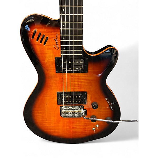 Used Godin LGXT Synth Access 2 Color Sunburst Solid Body Electric Guitar