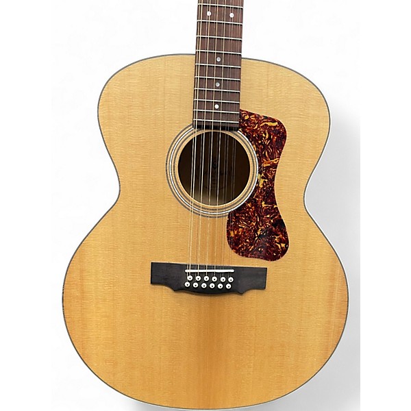 Used Guild F2512E Natural 12 String Acoustic Electric Guitar