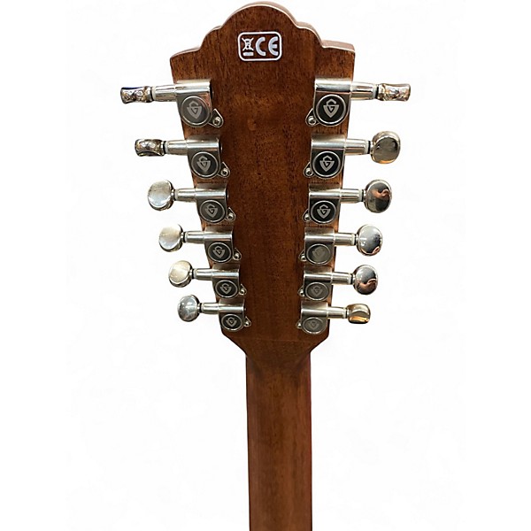 Used Guild F2512E Natural 12 String Acoustic Electric Guitar