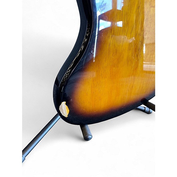 Used Fender Jaguar Bass 2 Tone Sunburst Electric Bass Guitar