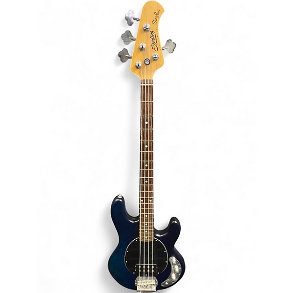 Used Sterling by Music Man Sting Ray blue pearl Electric Bass Guitar