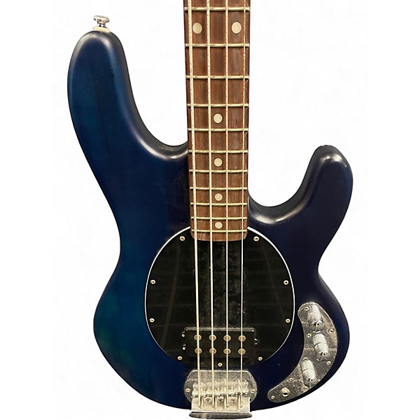 Used Sterling by Music Man Sting Ray blue pearl Electric Bass Guitar