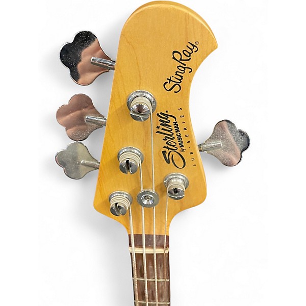 Used Sterling by Music Man Sting Ray blue pearl Electric Bass Guitar