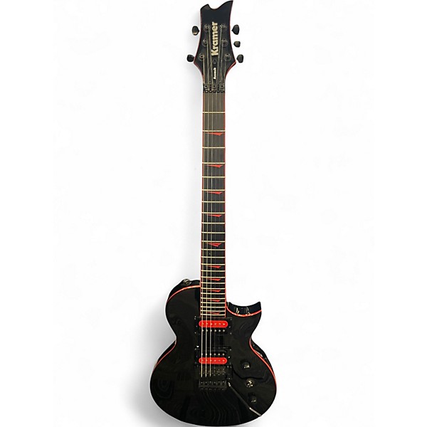 Used 2020 Kramer ASSAULT 220 Black Solid Body Electric Guitar