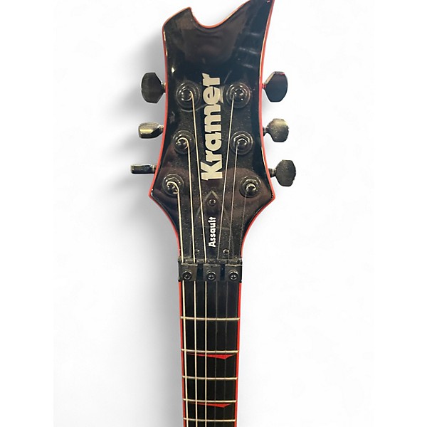 Used 2020 Kramer ASSAULT 220 Black Solid Body Electric Guitar