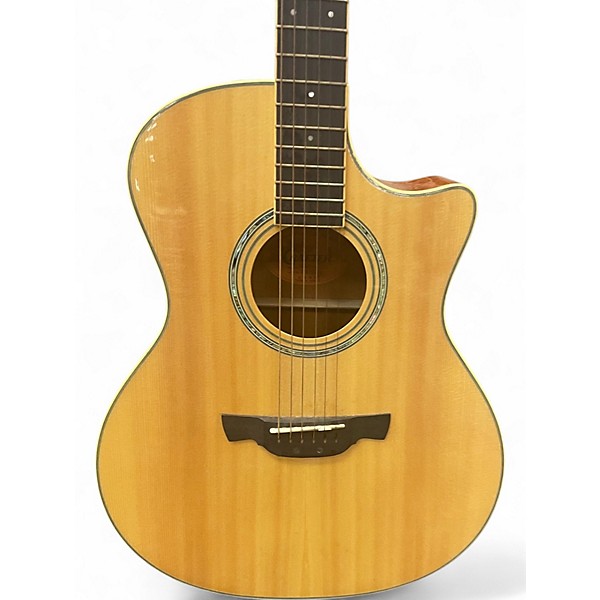Used Crafter Guitars Stage55 Plus Natural Acoustic Electric Guitar