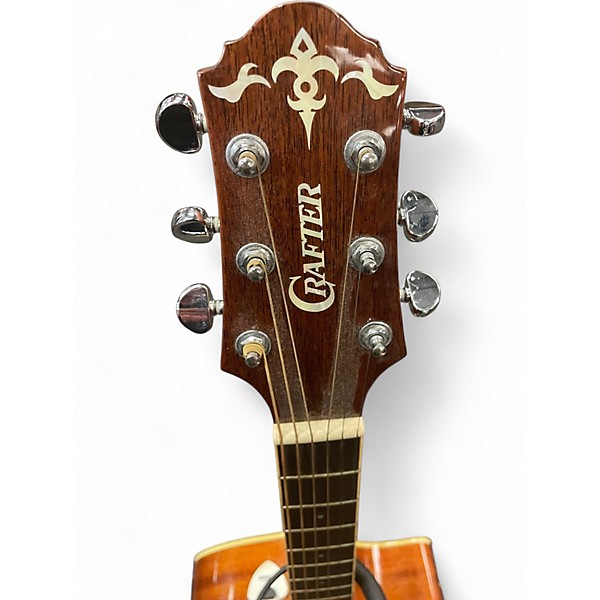 Used Crafter Guitars Stage55 Plus Natural Acoustic Electric Guitar