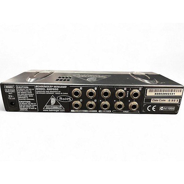 Used Behringer AMP800 MiniAMP 4-Channel Headphone Amp