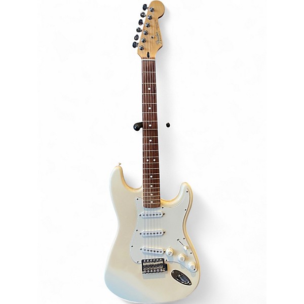 Used Fender Standard Stratocaster Olympic White Solid Body Electric Guitar