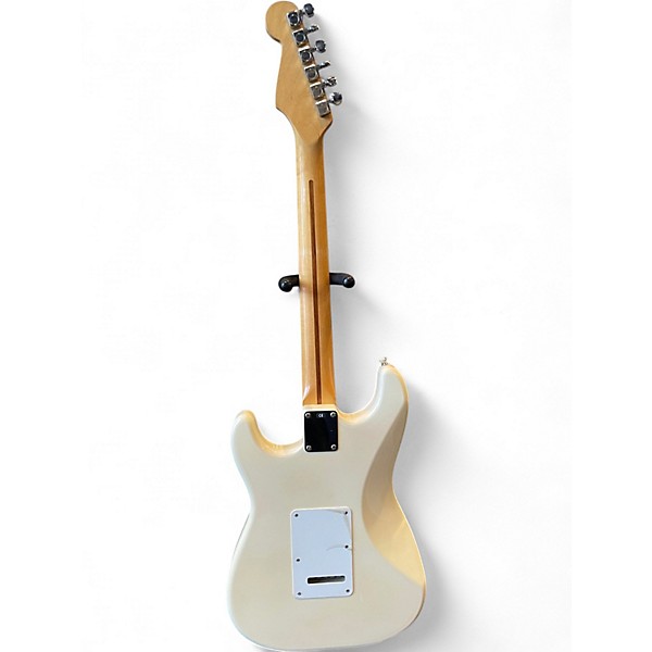 Used Fender Standard Stratocaster Olympic White Solid Body Electric Guitar