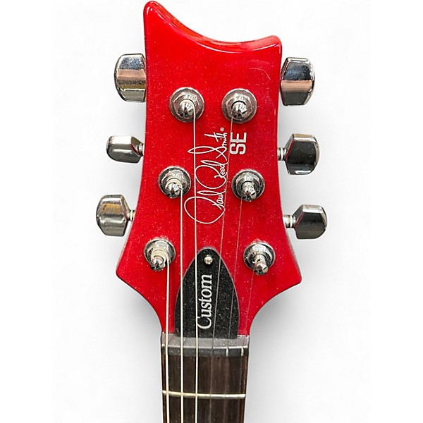 Used PRS SE Custom 24 Candy Apple Red Solid Body Electric Guitar