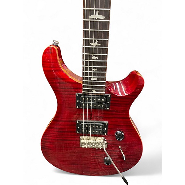 Used PRS SE Custom 24 Candy Apple Red Solid Body Electric Guitar