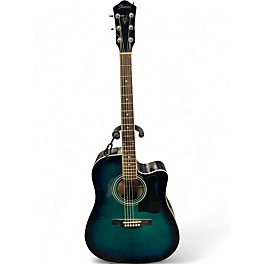Used Ibanez V70CE Blue Acoustic Electric Guitar