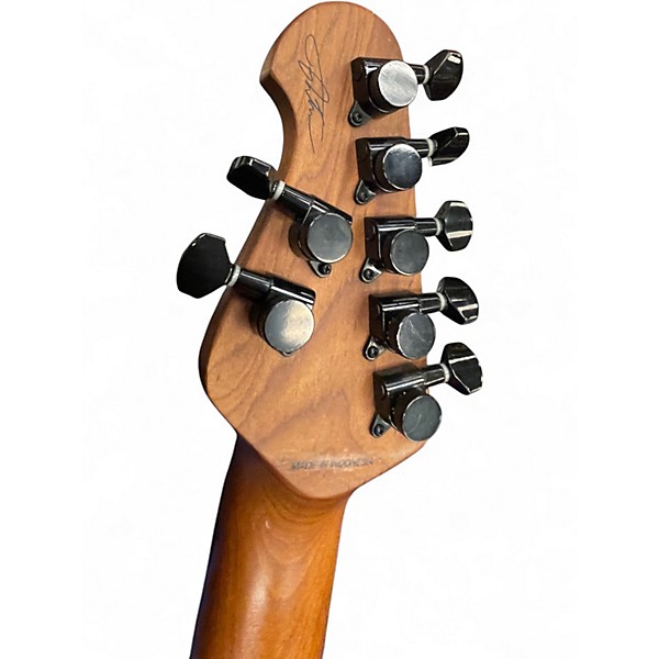 Used Sterling by Music Man Jason Richardson Signature Richardson 7 El Dark Scarlet Burst Satin Solid Body Electric Guitar
