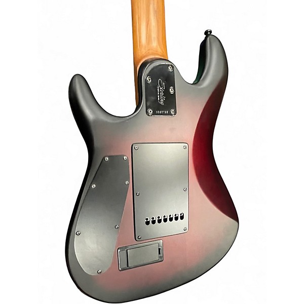 Used Sterling by Music Man Jason Richardson Signature Richardson 7 El Dark Scarlet Burst Satin Solid Body Electric Guitar